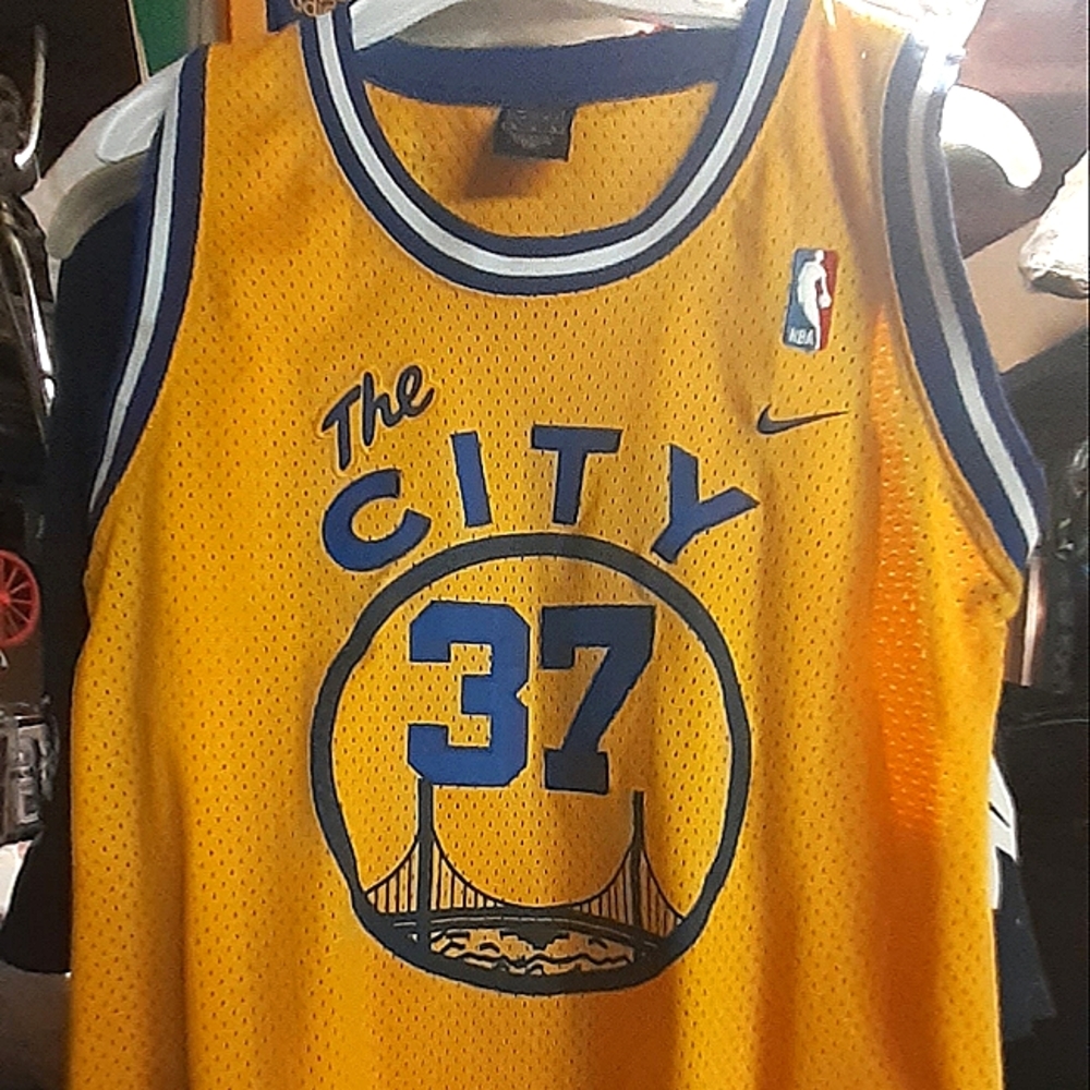Golden State Warriors Nick Van Exel kids jersey